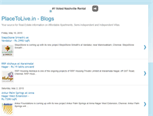 Tablet Screenshot of blogs.placetolive.in
